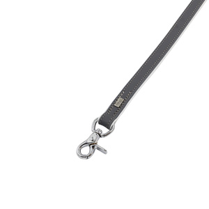 Barry King Smycz skórzana 20mm x 120cm szary-biały