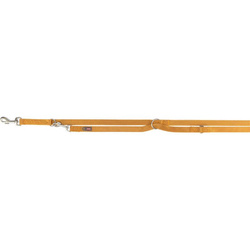 Trixie Smycz regulowana Premium taśma curry XS: 2,00m/10mm