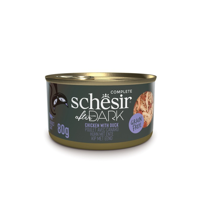 Schesir After Dark Filety Kurczak Z Kaczką 80g