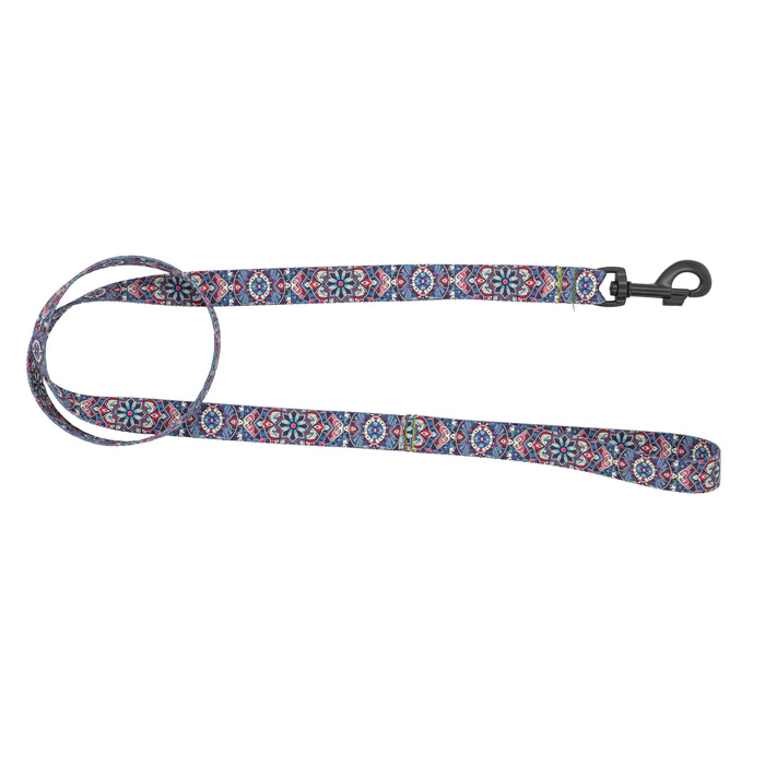 Barry King Smycz dla psa taśma Etno Mandala 20mm/120cm