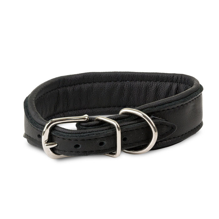 Barry King Obroża Skóra Łoś Strong 40mm/45cm czarny