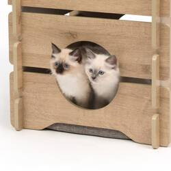 Catit Domek dla kota Catit Vesper Cottage 50x50x49cm Dąb