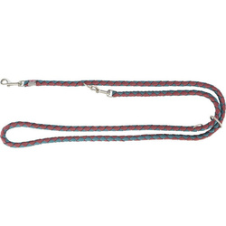 Trixie Smycz regulowana Cavo bordowy/petrol L-XL: 2,00m/18mm