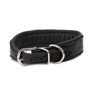 Barry King Obroża Skóra Łoś Strong 40mm/45cm czarny