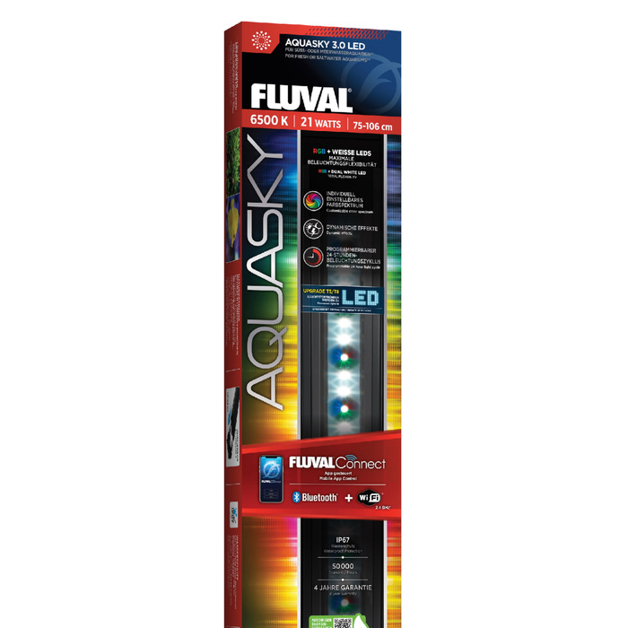 Fluval AquaSky LED 3,0 Oświetlenie do akwarium 21W 75-106,4cm bluetooth
