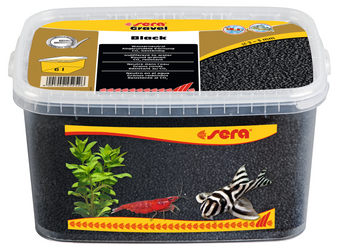Sera Żwirek do akwarium Gravel Black O 2 - 3 mm 6l czarny