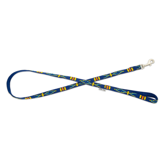 Barry King Smycz granatowa wzór etniczny taśma polipropylenowa 20mm/120cm