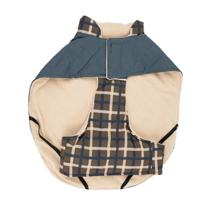 Barry King Płaszczyk dla psa granatowy pikowany rozmiar S 35