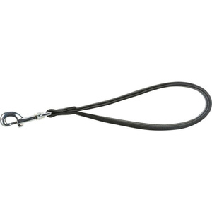 Krótka smycz Active Comfort czarna M-L: 35cm/25mm