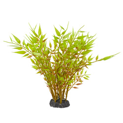 Aqua Natura Roślina do dekoracji akwarium zielona plastikowa 20cm brązowe gałezie