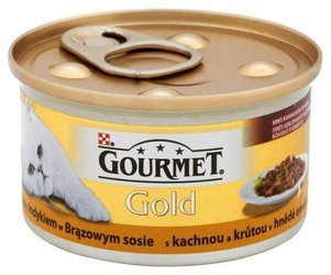 Gourmet Gold Casserole z kaczką i indykiem w sosie 85g