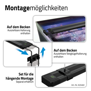 Fluval Reef 4.0 LED Oświetlenie do akwarium 22W 38,4-63 cm bluetooth