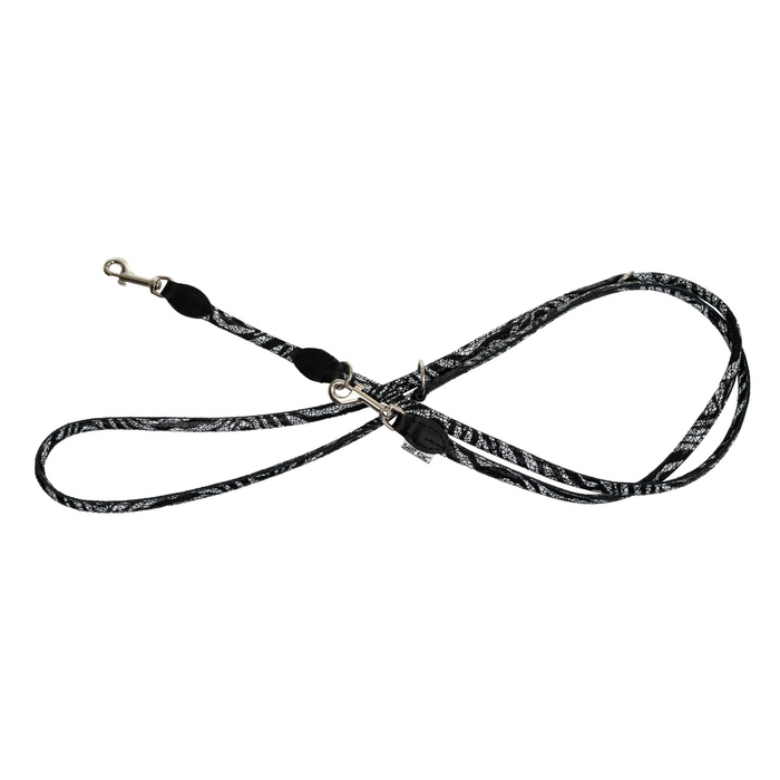 Barry King  Smycz dla psa wzór Equilibre regulowana okrągła 12mm/220cm