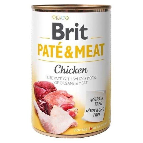 Brit Pate&Meat z kurczakiem 400g