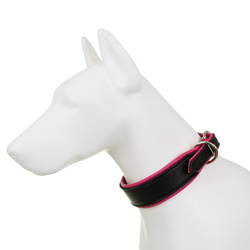 Barry King Obroża Skóra Łoś Strong 50mm/65cm różowy