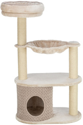 Trixie Alessia drapak z domkiem i legowiskiem jasnoszary/piaskowy 114cm
