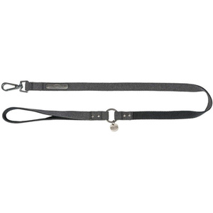 Trixie Smycz CityStyle bawełna czarna S-M: 1.20m/13mm