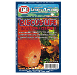 Ichthyo Trophic Pokarm mrożony Discus Life Intensywna czerwień 100g