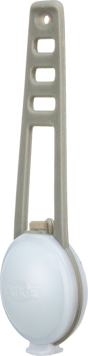 Trixie Flasher USB zawieszka świecąca dla psa grafitowa 4 × 11,5cm