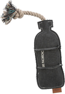 Trixie Be Nordic Butelka na linie zabawka dla psa bawełna/poliester 37cm z dźwiękiem