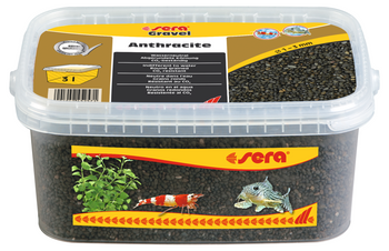 Sera Żwirek do akwarium Gravel Anthracite O 1 - 3 mm 3l antracyt