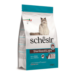 Schesir Original karma sucha dla kota po sterylizacji ryby 1,5kg lekkostrawna