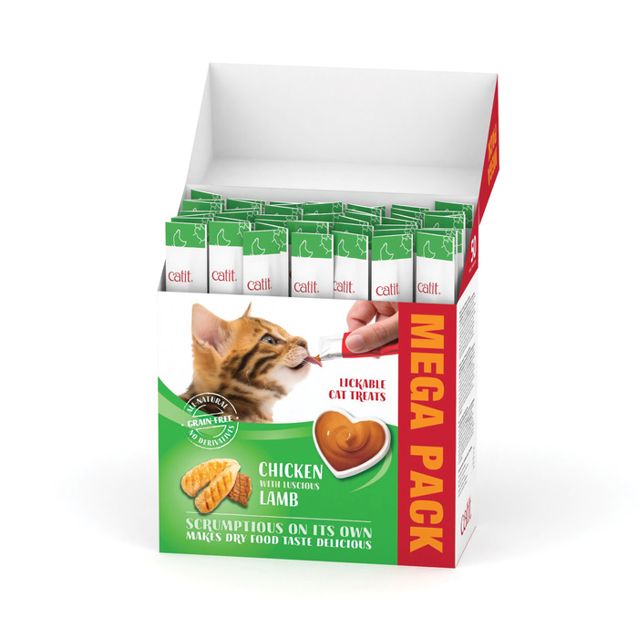 Catit Creamy Megapack przysmak dla kota kurczak z jagnięciną 50x10g