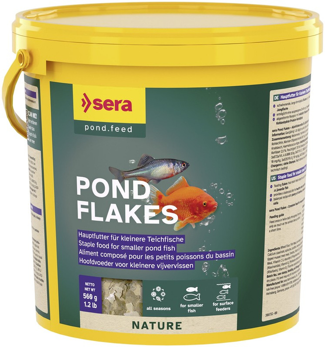Sera Pond Flakes 3.800 ml płatki pokarm dla ryb stawowych