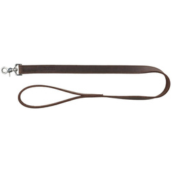 Trixie Smycz Rustic z grubej skóry L-XL: 1m/25mm ciemnobrązowa