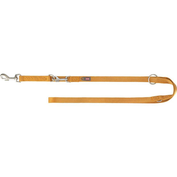 Trixie Smycz regulowana Premium taśma curry XS: 2,00m/10mm
