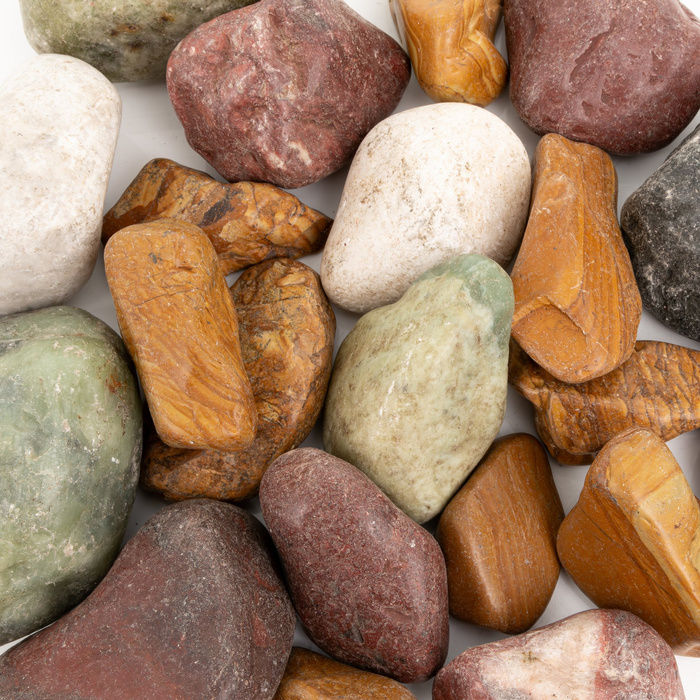 Terra Natura Kamienie polerowane Multicolor Pebble 50-80mm do akwarium terrarium 10kg/opak