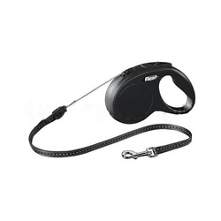 FLEXI NEW CLASSIC Linka 8m Czarna