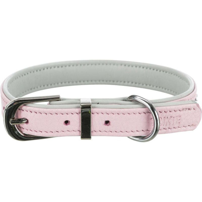 Obroża z kryształami górskimi Active Comfort XS-S: 20-24cm/12mm różowa