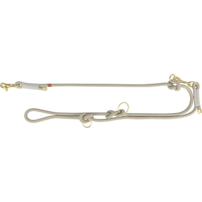 Trixie Smycz reguowana Soft Rope linka L-XL: 2,00m/13mm szara/jasnoszara