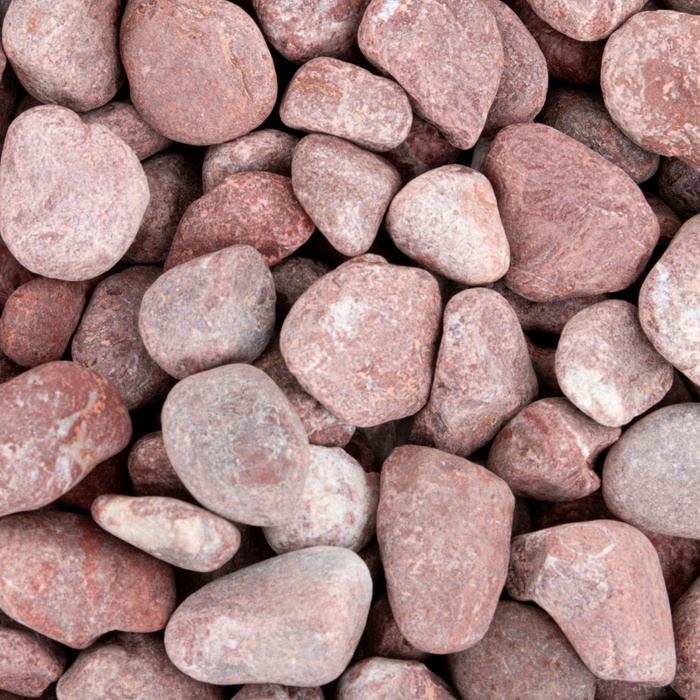 Terra Natura Kamienie kruszone tumbled red 30-50mm do akwarium terrarium 10kg/opak