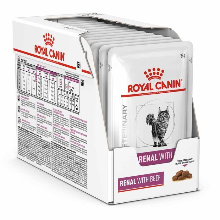 Royal Canin Veterinary Diet Renal Wołowina 12x85g