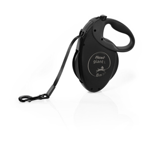 Flexi Giant L Black Edition smycz automatyczna dla psa taśma 8m