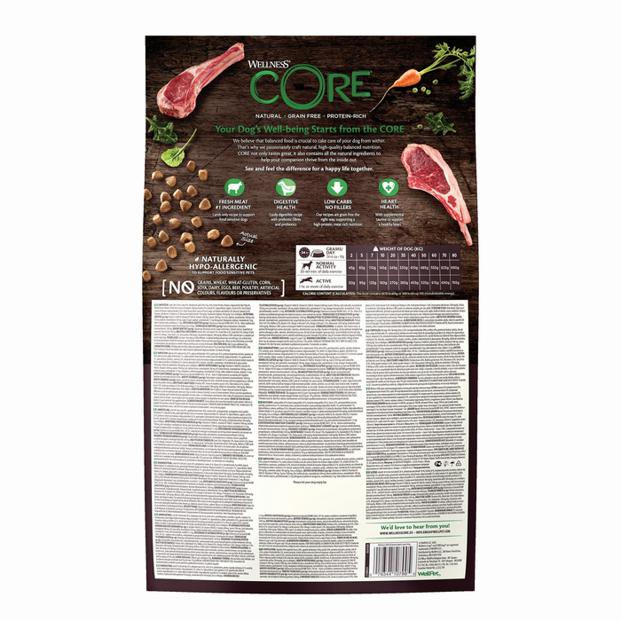 Wellness Core Adult Lamb dla dorosłych psów jagnięcina 10 kg