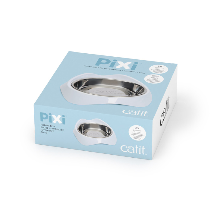 Catit Pixi miska dla kota biała 16x16x5,7cm 200ml