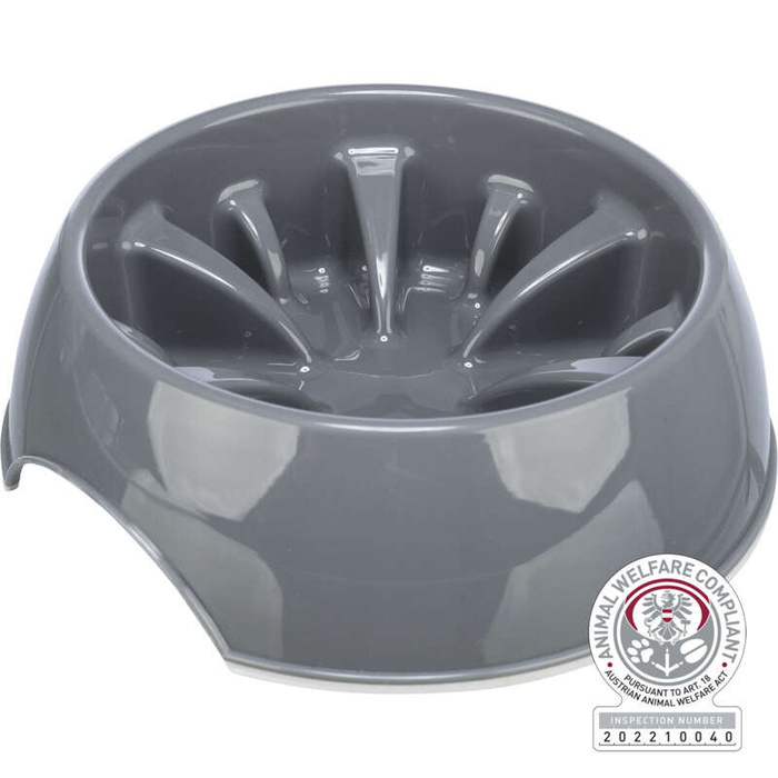 Trixie Slow Feeding różne kolory plastik/TPR 1,4l/25cm spowalniająca jedzenie