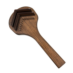 Barry King Zgrzebło dla zwierząt drewno bukowe stal materiał ABS 8,6x19,9cm