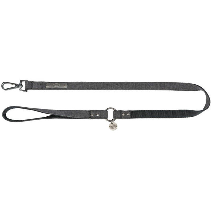 Trixie Smycz CityStyle bawełna czarna S-M: 1.20m/13mm