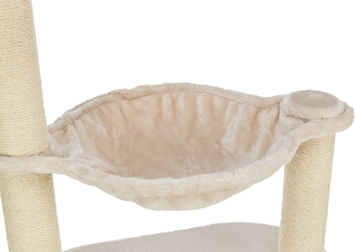 Trixie Alessia drapak z domkiem i legowiskiem jasnoszary/piaskowy 114cm