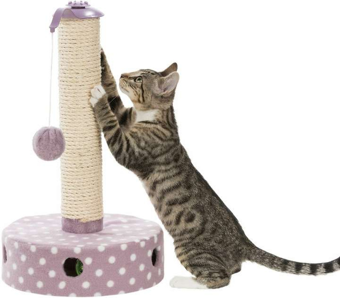 Trixie Junior drapak dla kota słupek 47cm liliowy