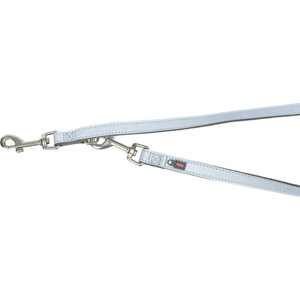 Trixie Premium Reflect smycz regulowana dla psa grafitowa M-L: 2,00m/20mm odblaskowa