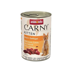 Animonda Carny Kitten z wołowiną i drobiem 400g