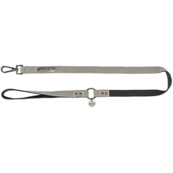 Trixie Smycz CityStyle bawełna jasnoszara S-M: 1.20m/13mm