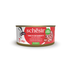 SCHESIR Tuńczyk z krewetkami 140 g mokra karma dla kota