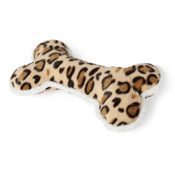 Karlie Zabawka dla psa kość w cętki pluszowa 30x15x6cm