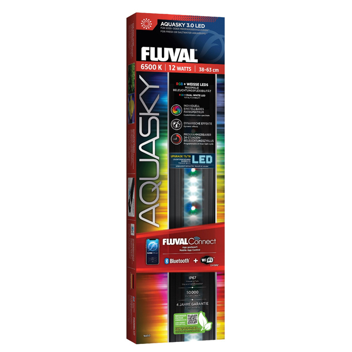 Fluval AquaSky LED 3,0 Oświetlenie do akwarium 12W 38-62,8cm bluetooth